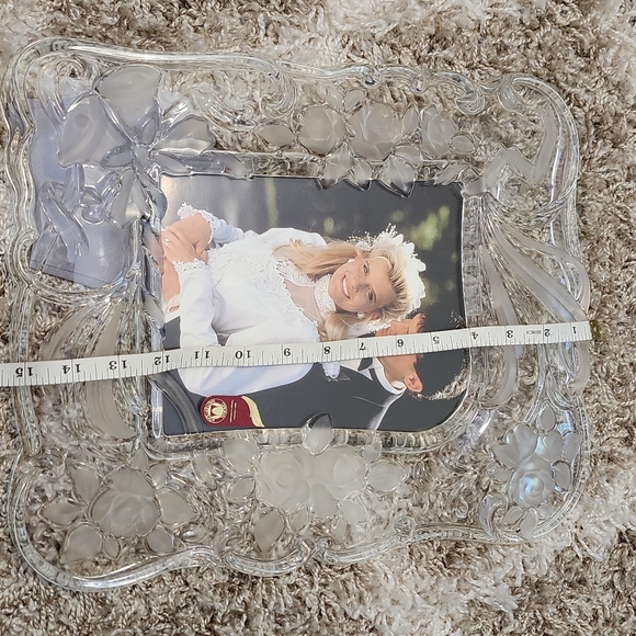 Walther Glas Vintage Crystal Glass Picture Frame . - Picture 3 of 10